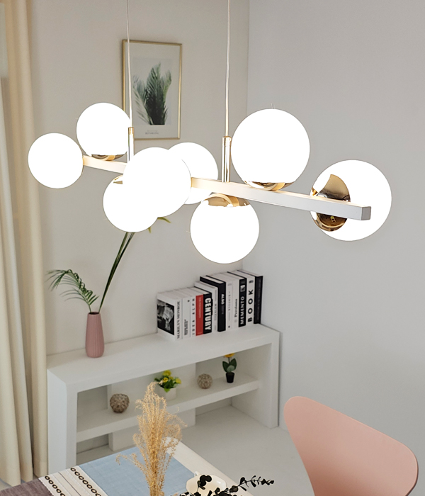 로이나 8등 펜던트 LED 40W 식탁등 식탁조명