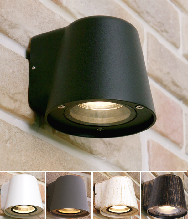 룩스 1등 외부벽등, 야외조명, 외벽등 (블랙 화이트 실버 골드브러쉬)