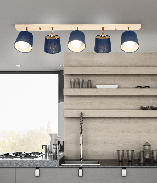 뷰민라 5등 주방등 [네이비/아이보리]